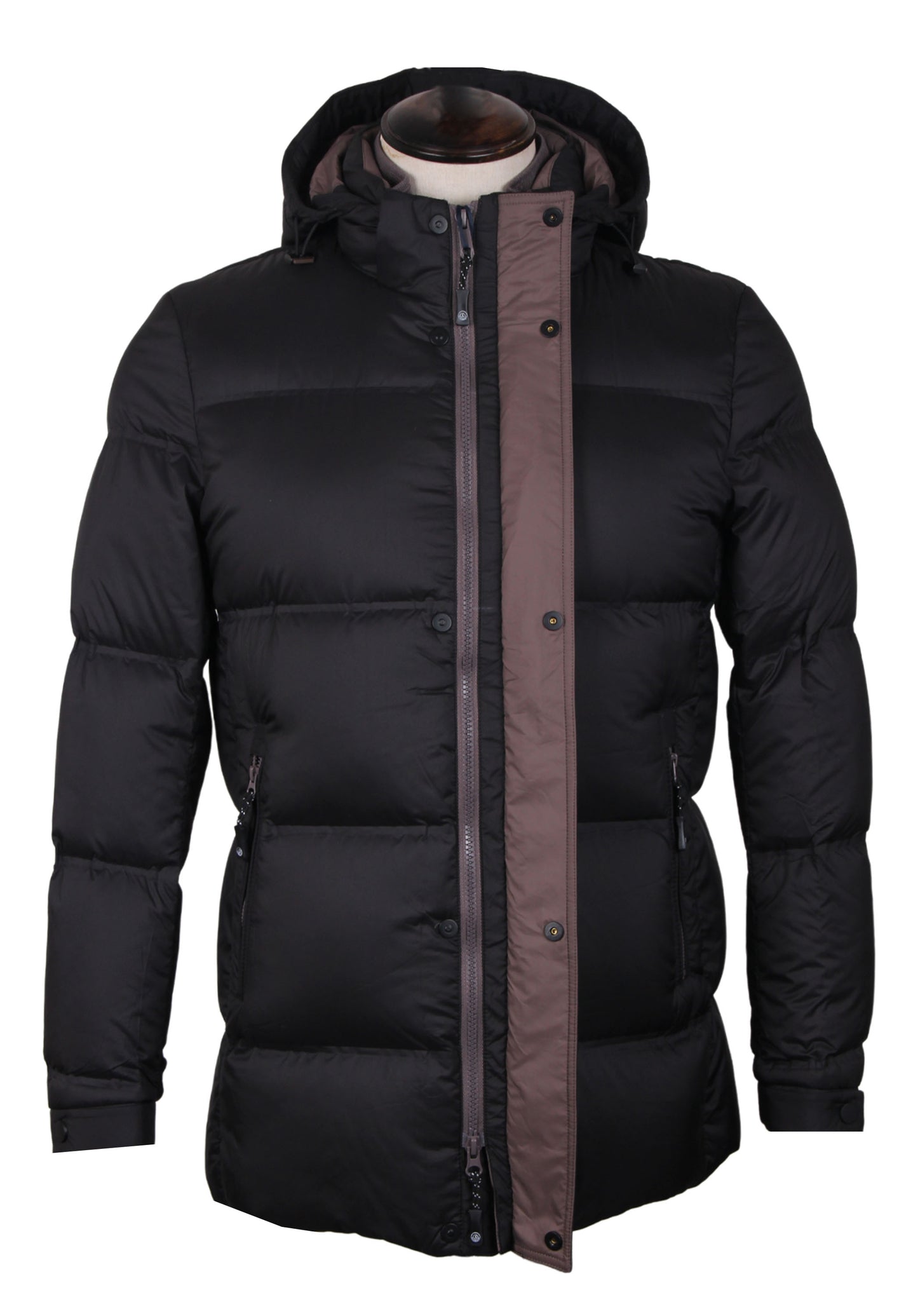 Black duck down jacket