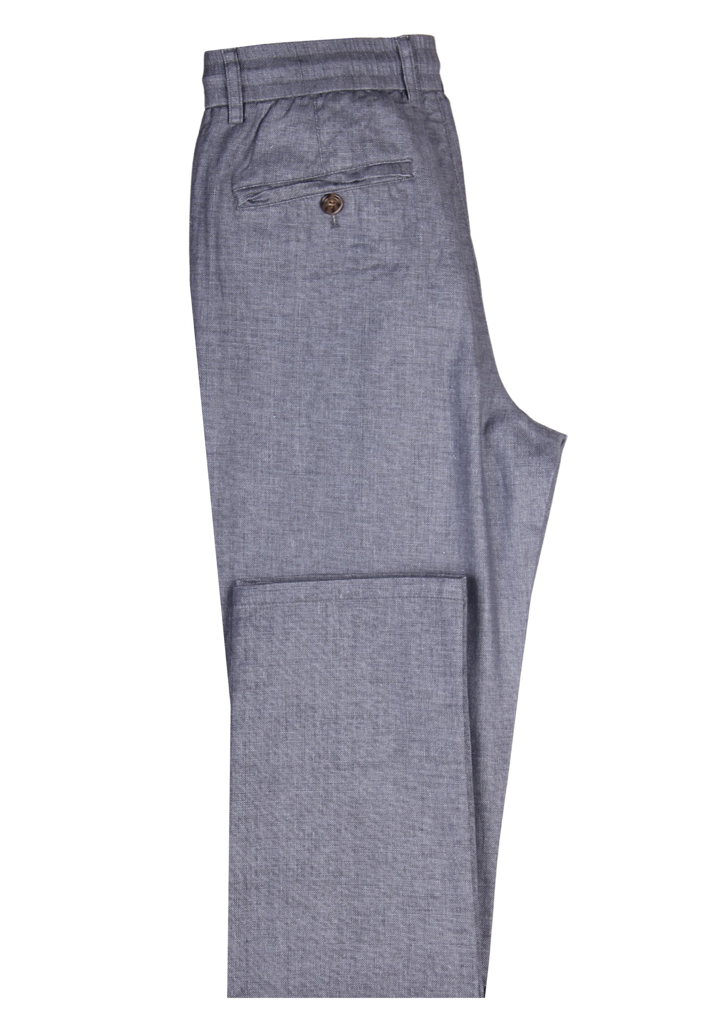 Drawstring linen gray pants