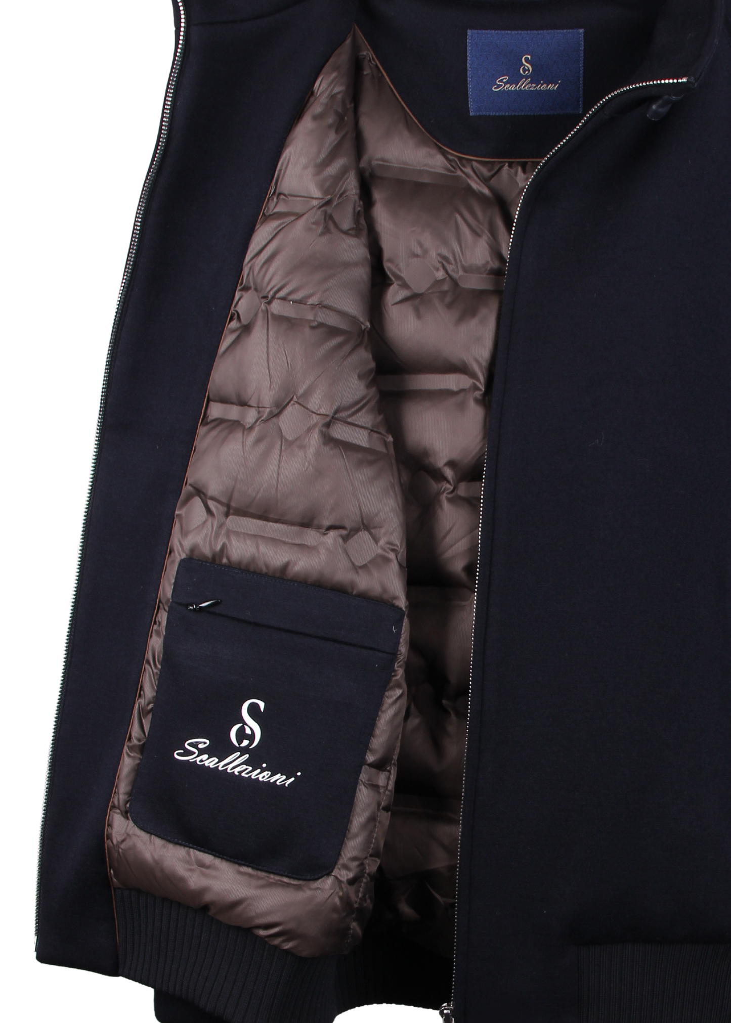 Куртка на молнии с высоким воротом