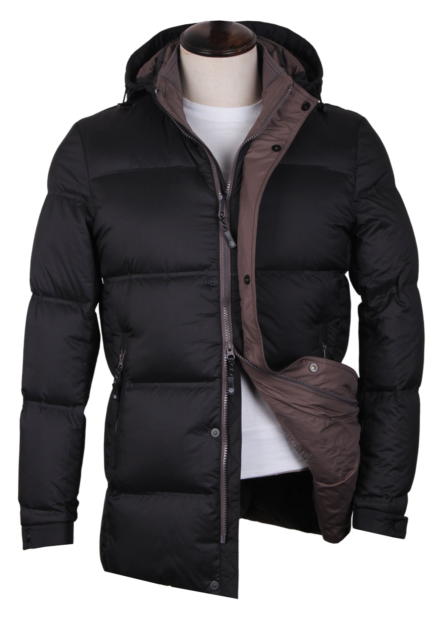 Black duck down jacket