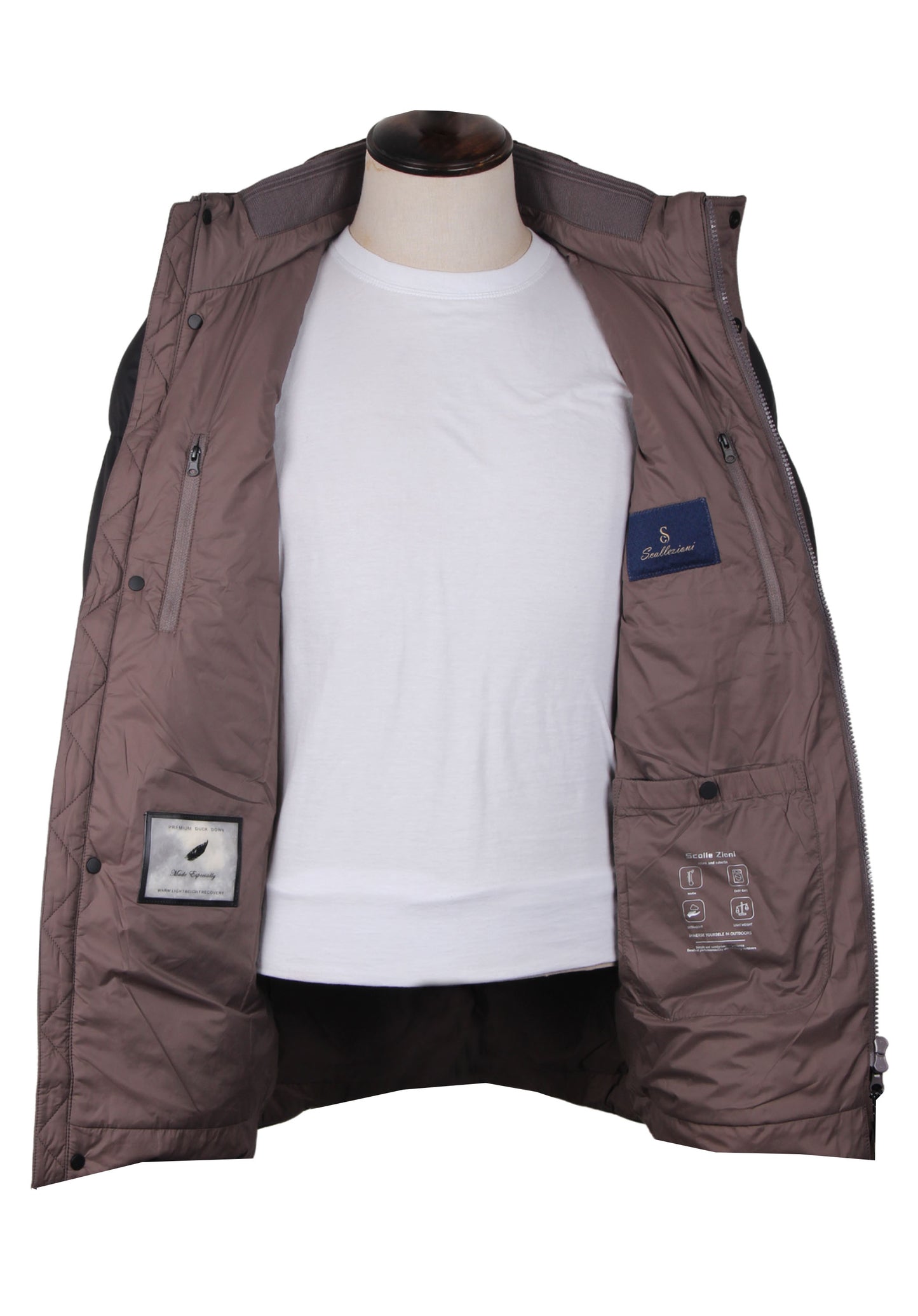 Black duck down jacket