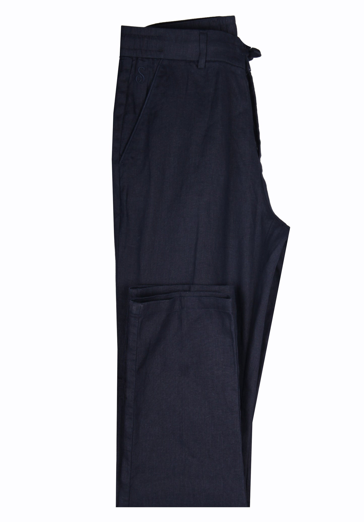 100% Linen Drawstring Trousers