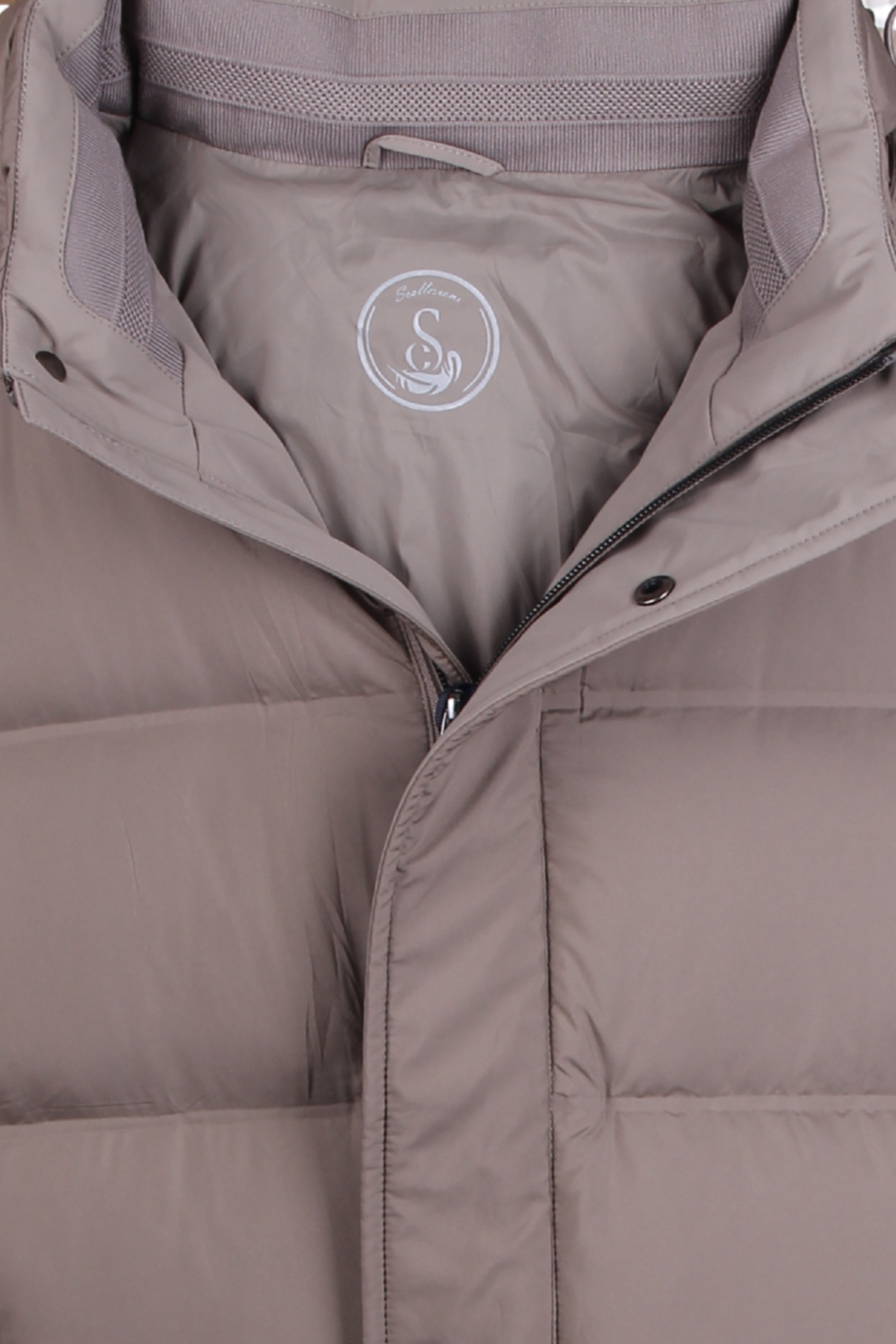 Hooded Men's Puffer Jacket (Duck Down)