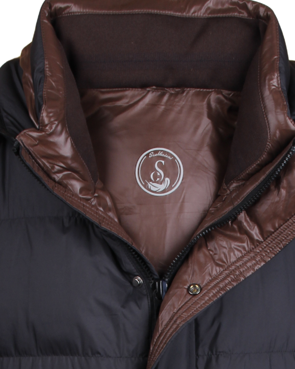 Hooded Black Winter Puffer Jacket