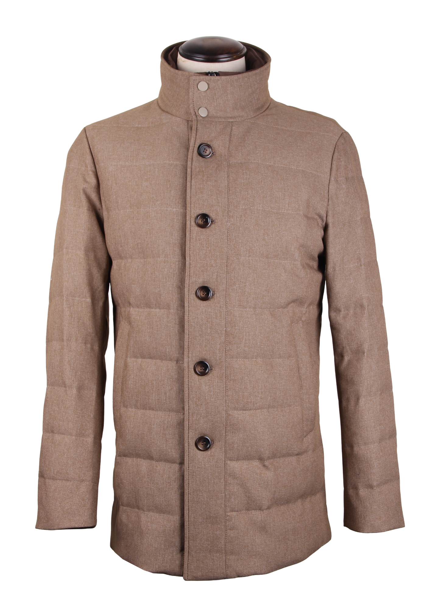 Пальто на утином пуху с защитой от ветра и дождя