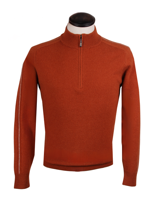 Свитер с полумолнией