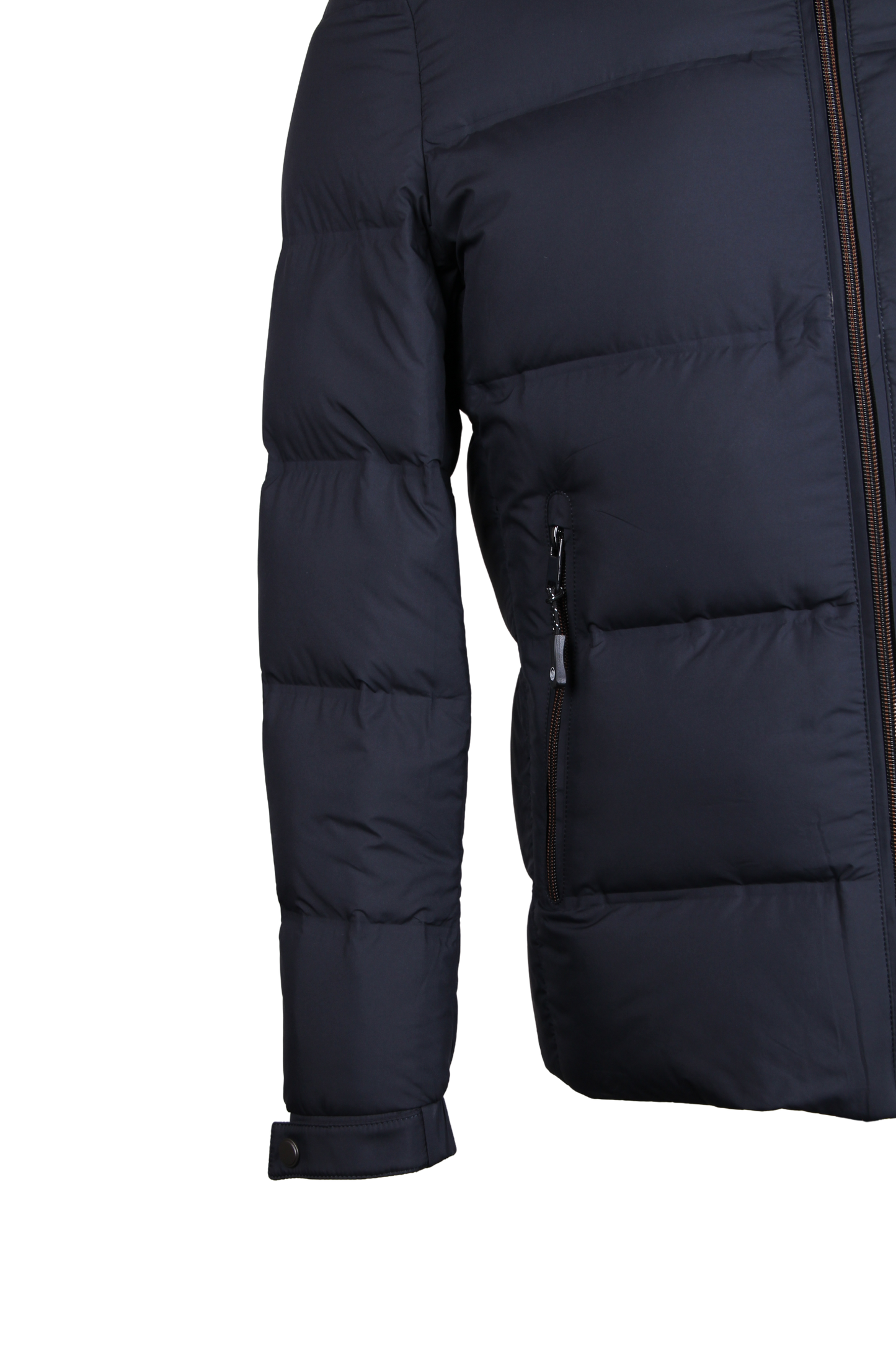 Navy Blue Down Puffer Jacket