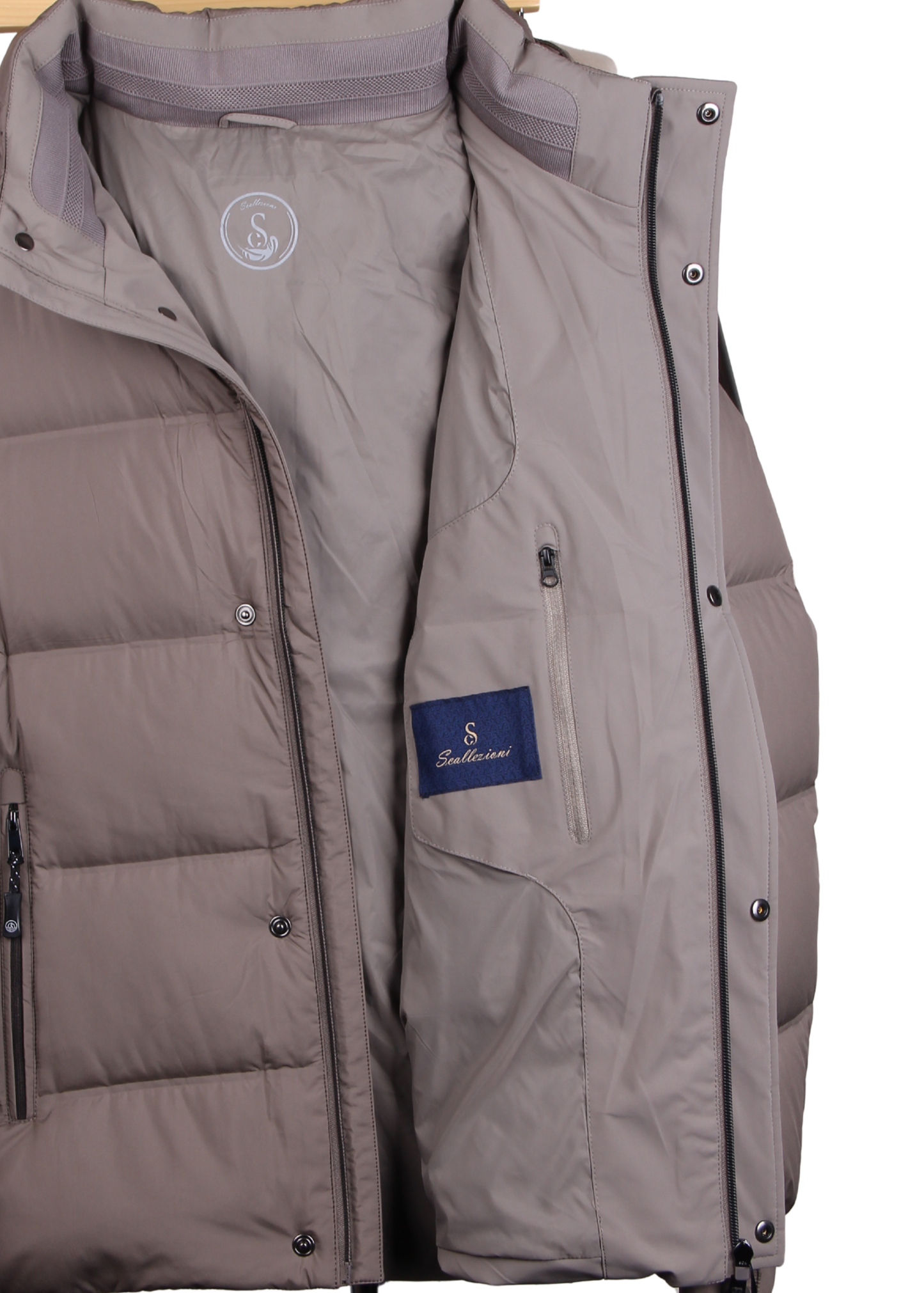 Hooded Men's Puffer Jacket (Duck Down)