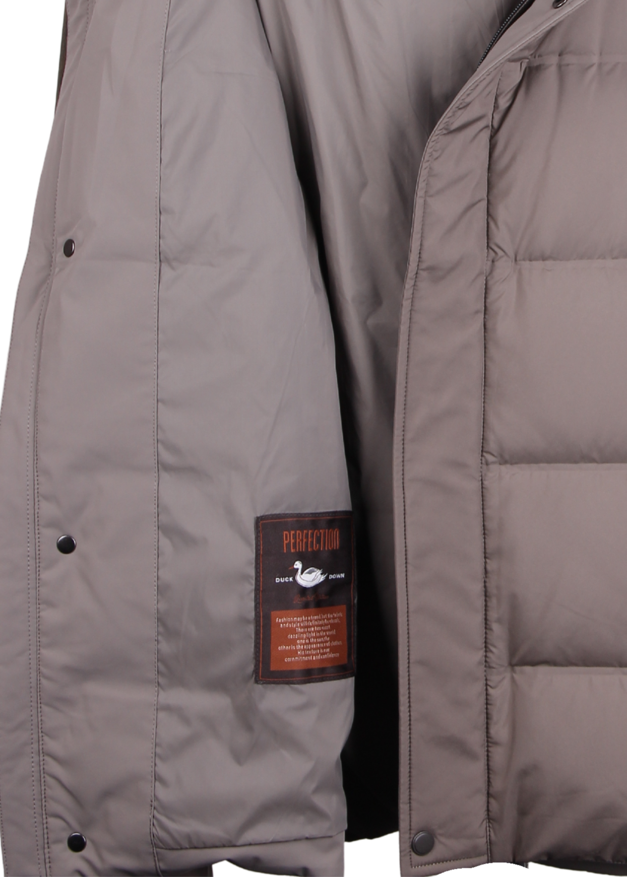 Hooded Men's Puffer Jacket (Duck Down)