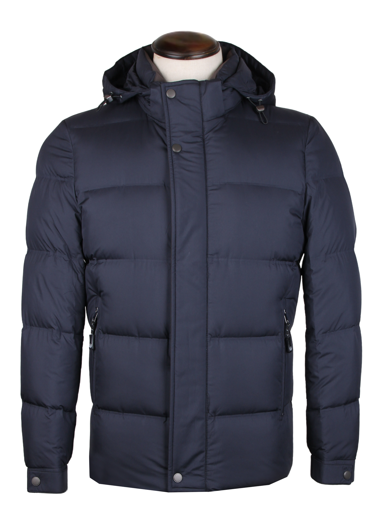 Мужская куртка на утином пуху с капюшоном