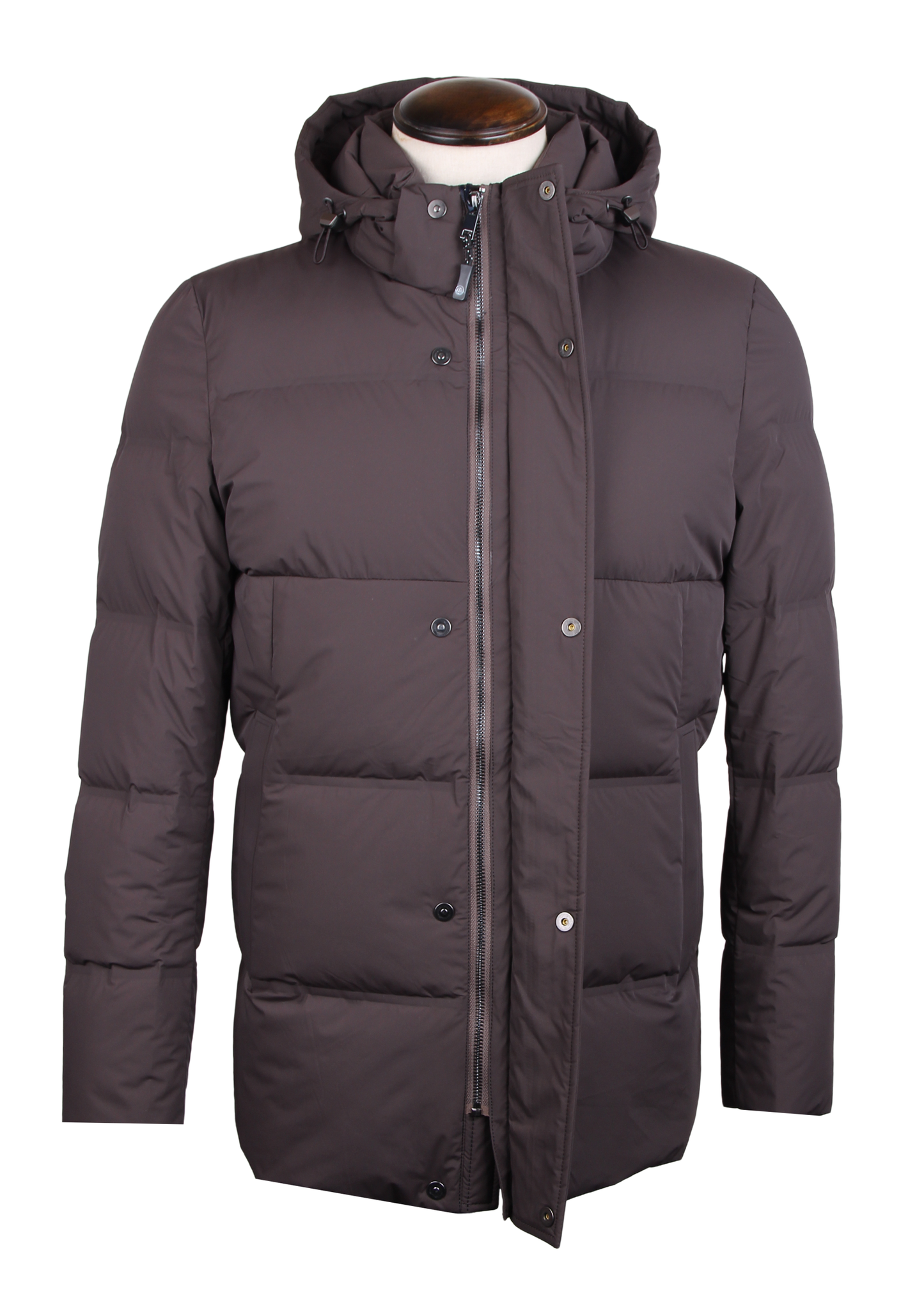 Куртка на утином пуху хаки