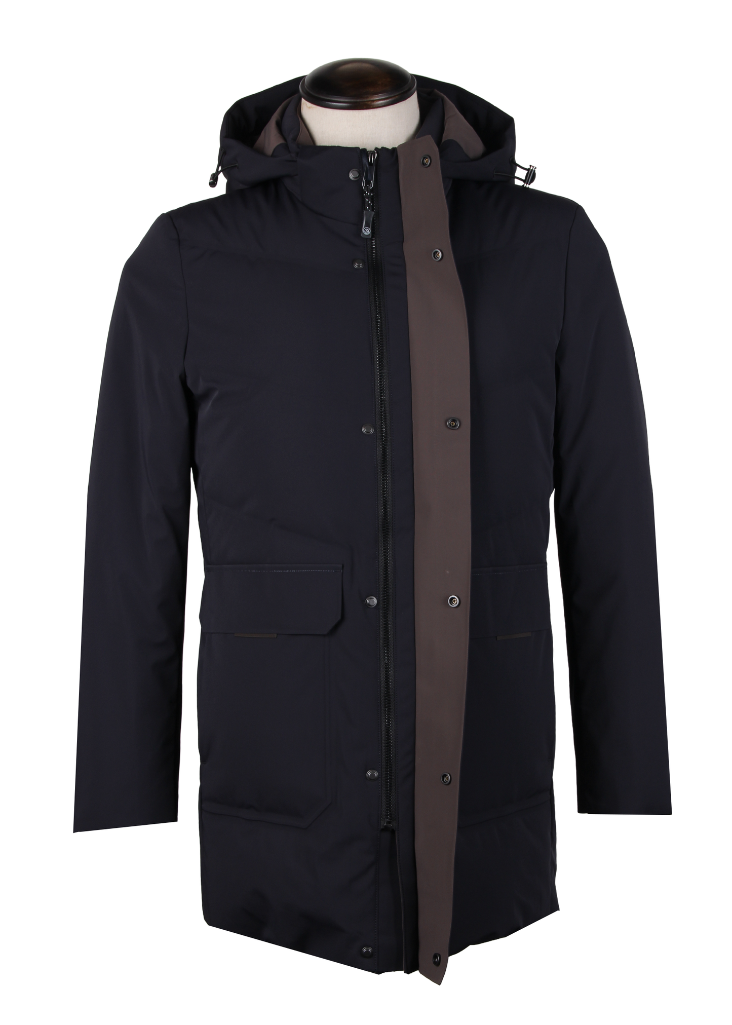 Kapüşonlu Qu Lələk tərkibli Gödəkçə