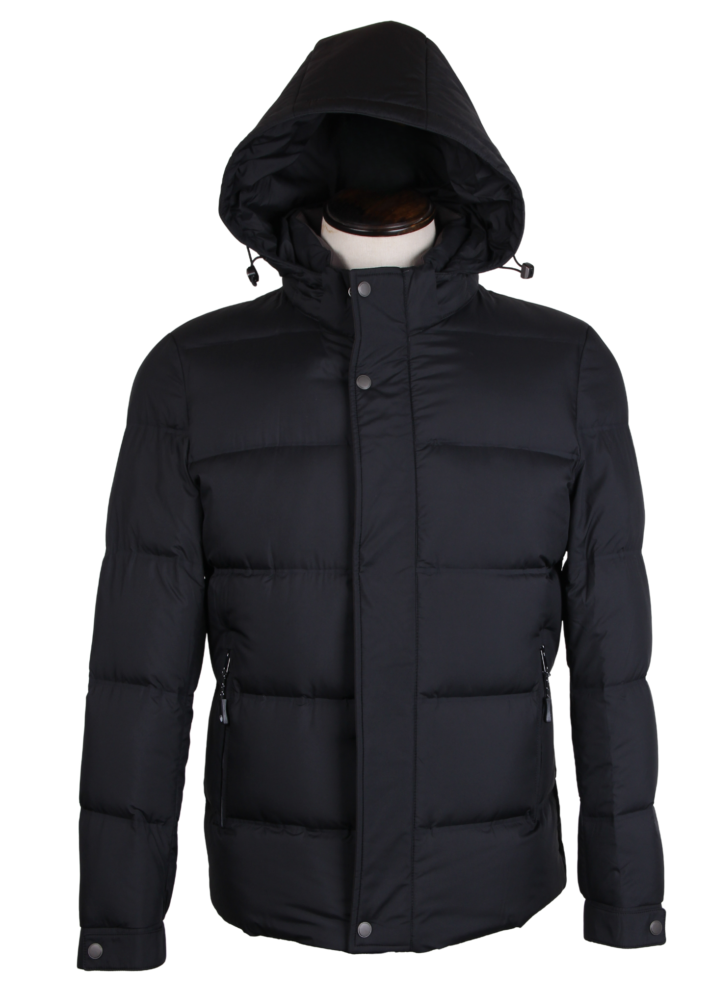 Классическая черная мужская куртка