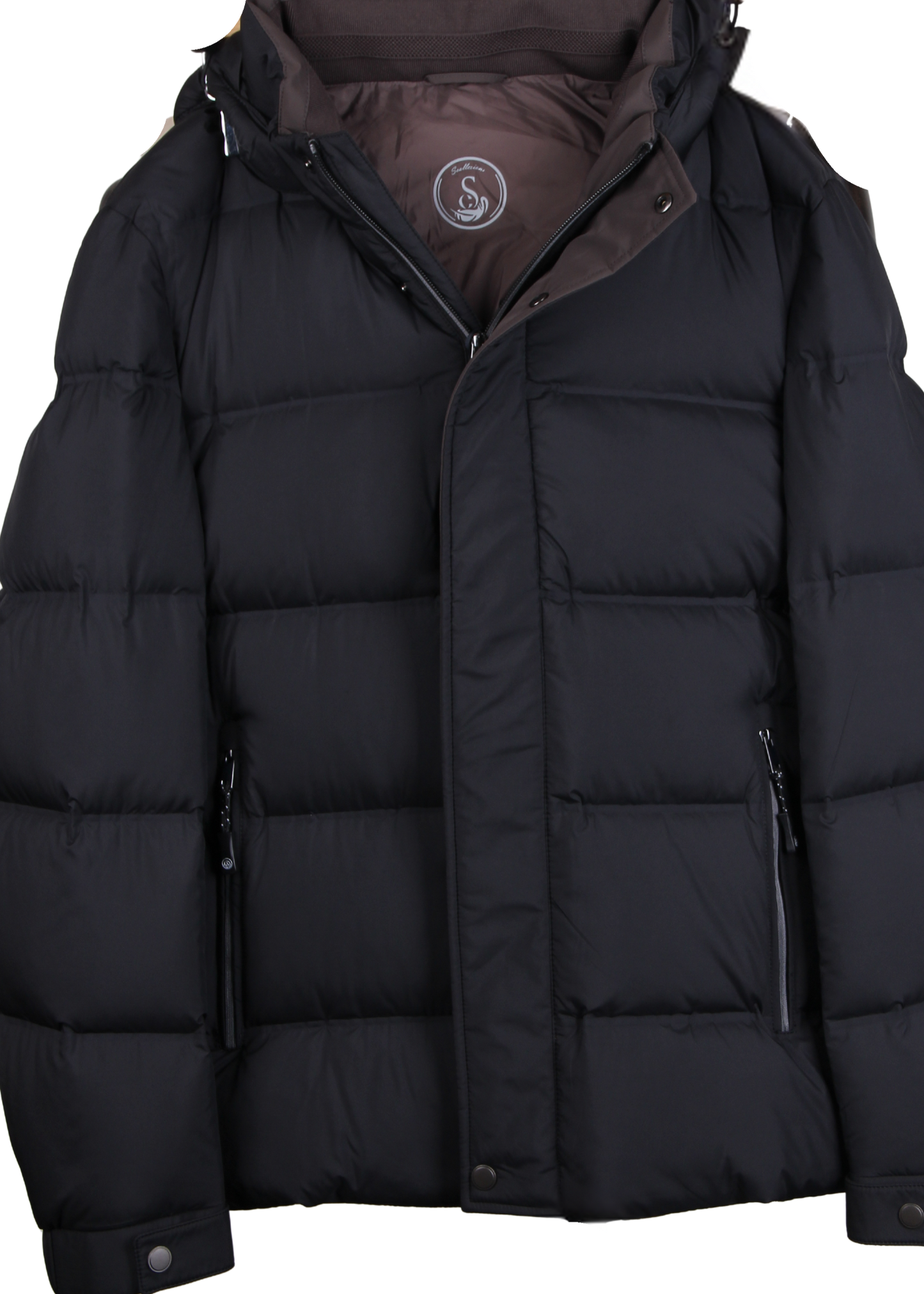 Классическая черная мужская куртка