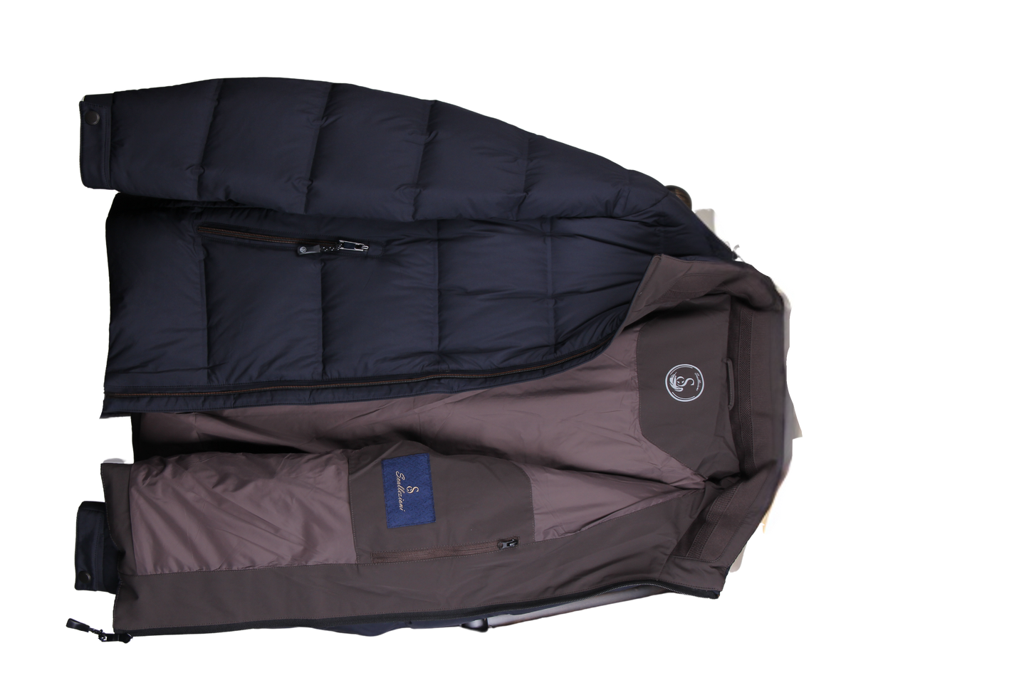Navy Blue Down Puffer Jacket