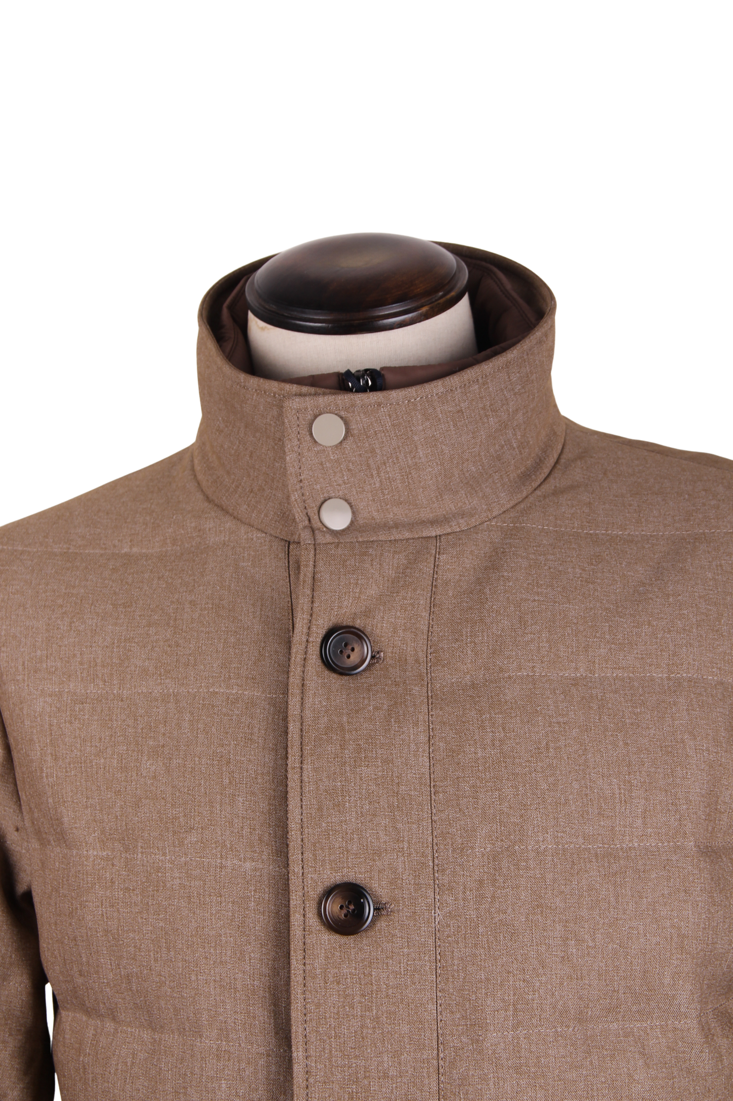 Пальто на утином пуху с защитой от ветра и дождя