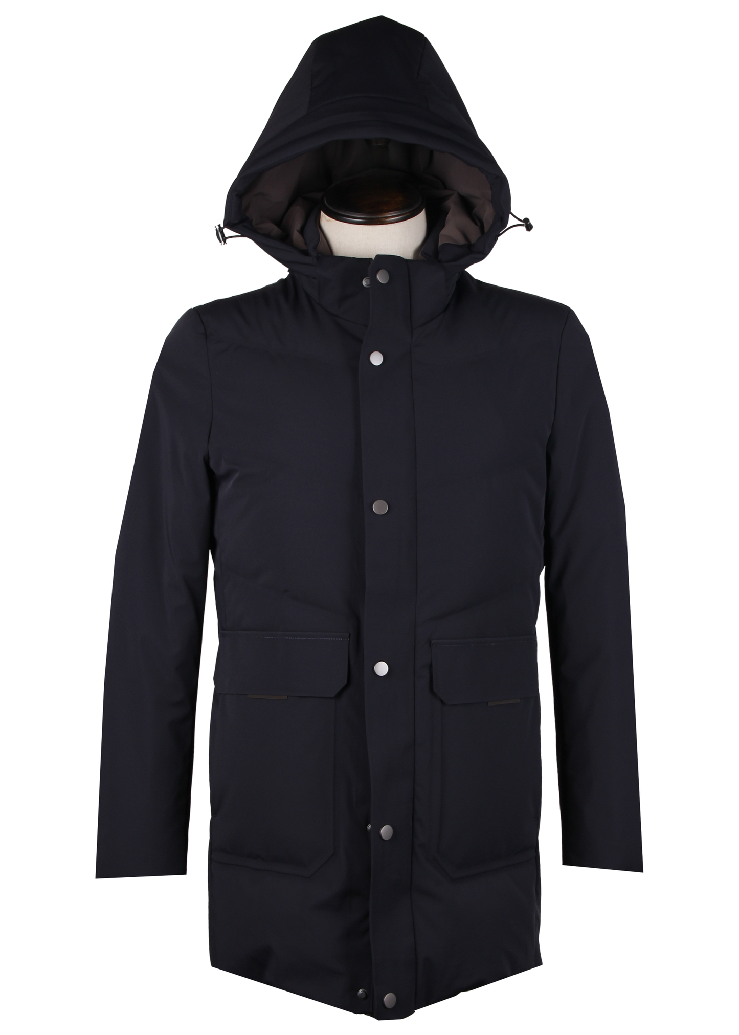 Kapüşonlu Qu Lələk tərkibli Gödəkçə