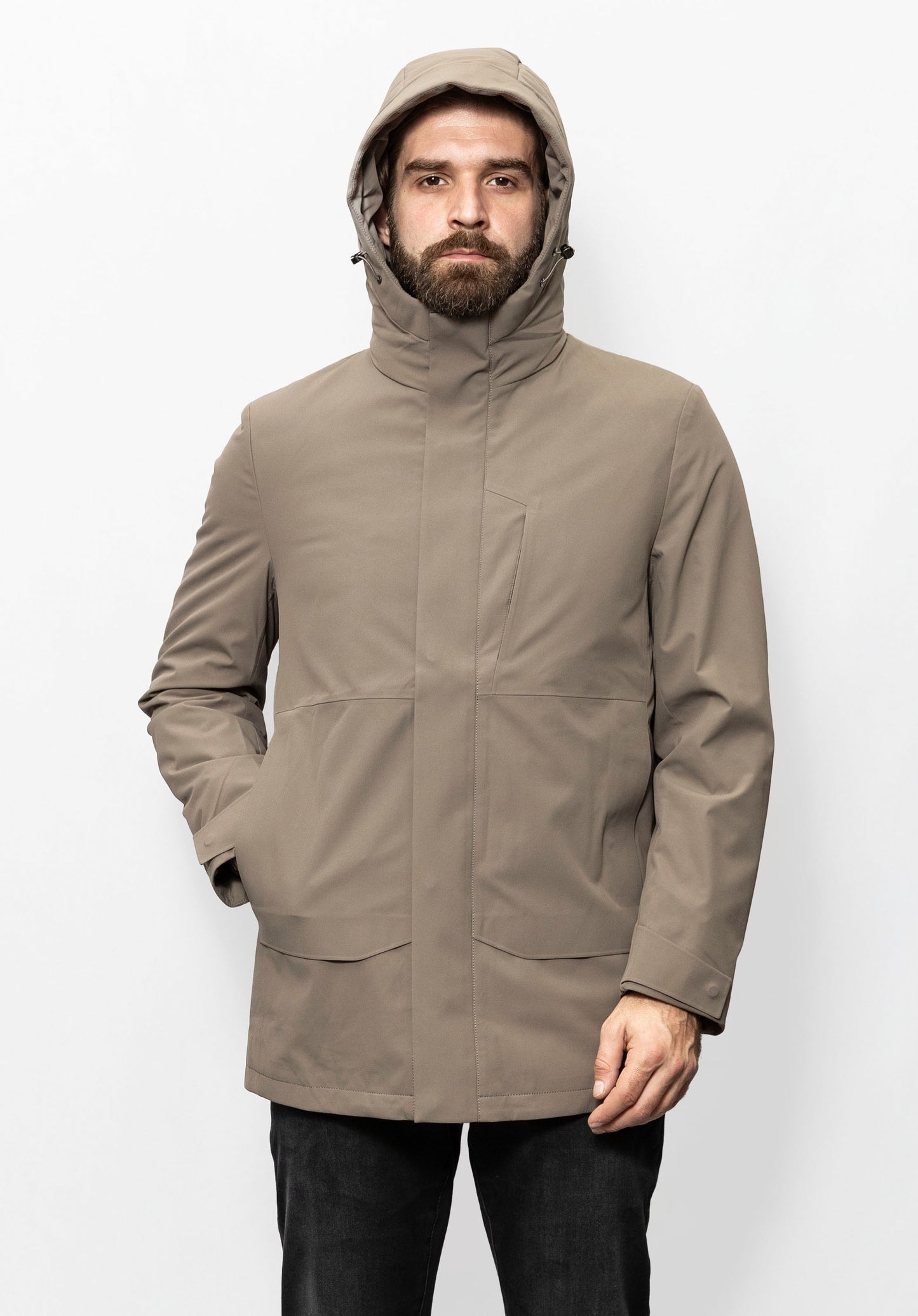 Double Jacket with Inner Padded Vest