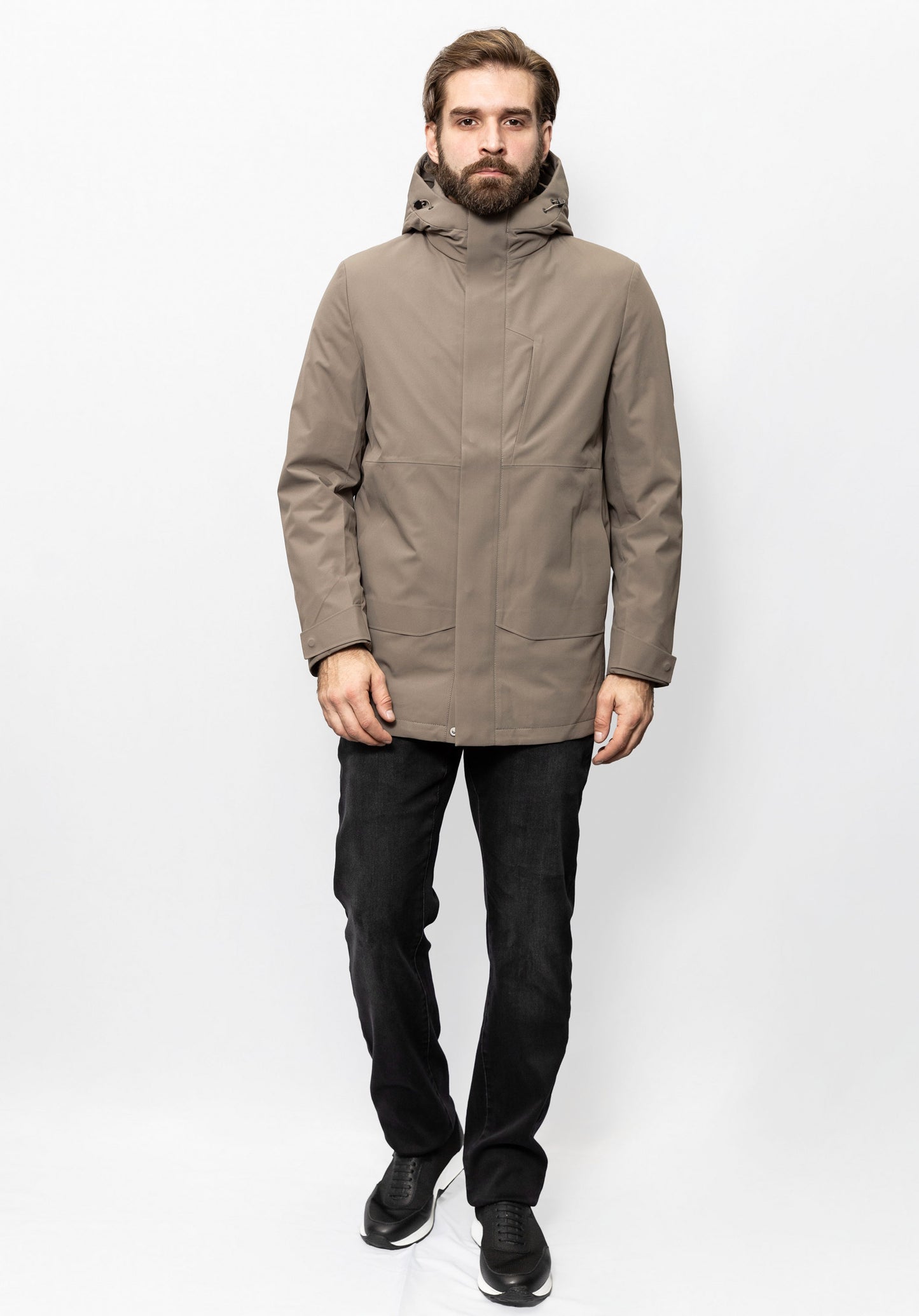 Double Jacket with Inner Padded Vest