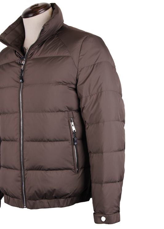 Bomber-Style Brown Jacket