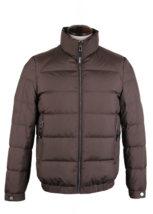 Bomber-Style Brown Jacket