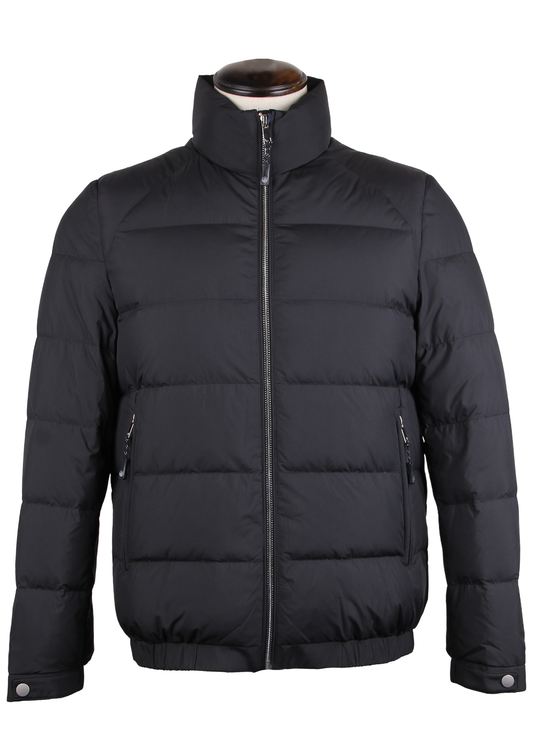 Bomber-Style Black Jacket