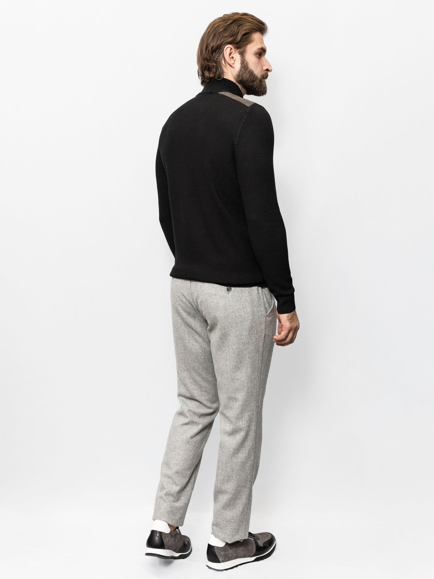 Black Color zip Jumper