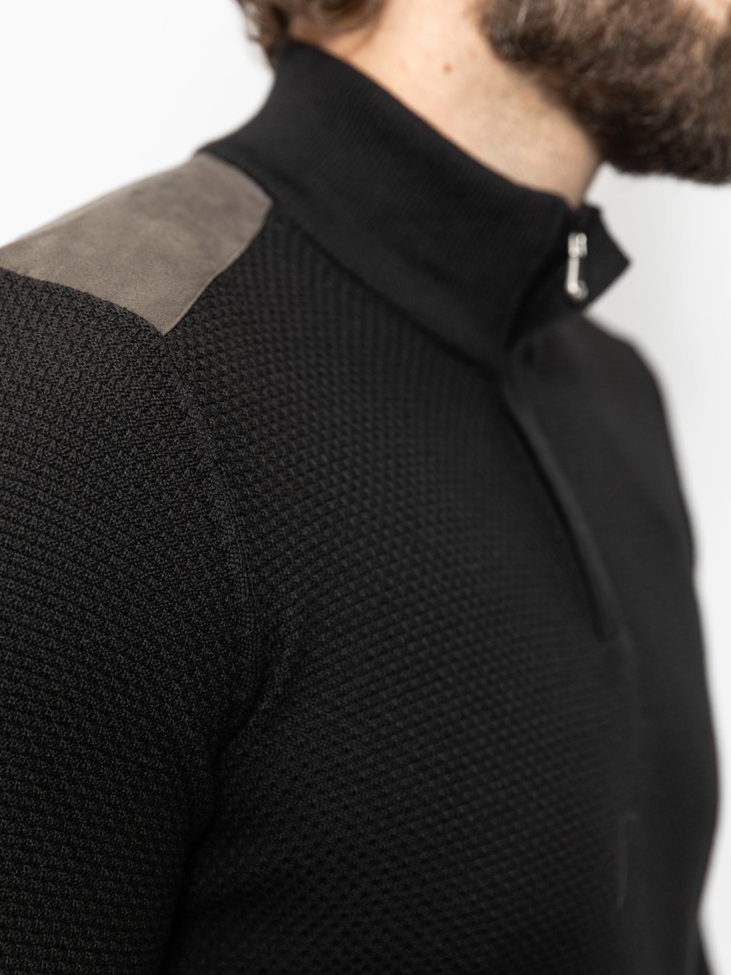 Black Color zip Jumper